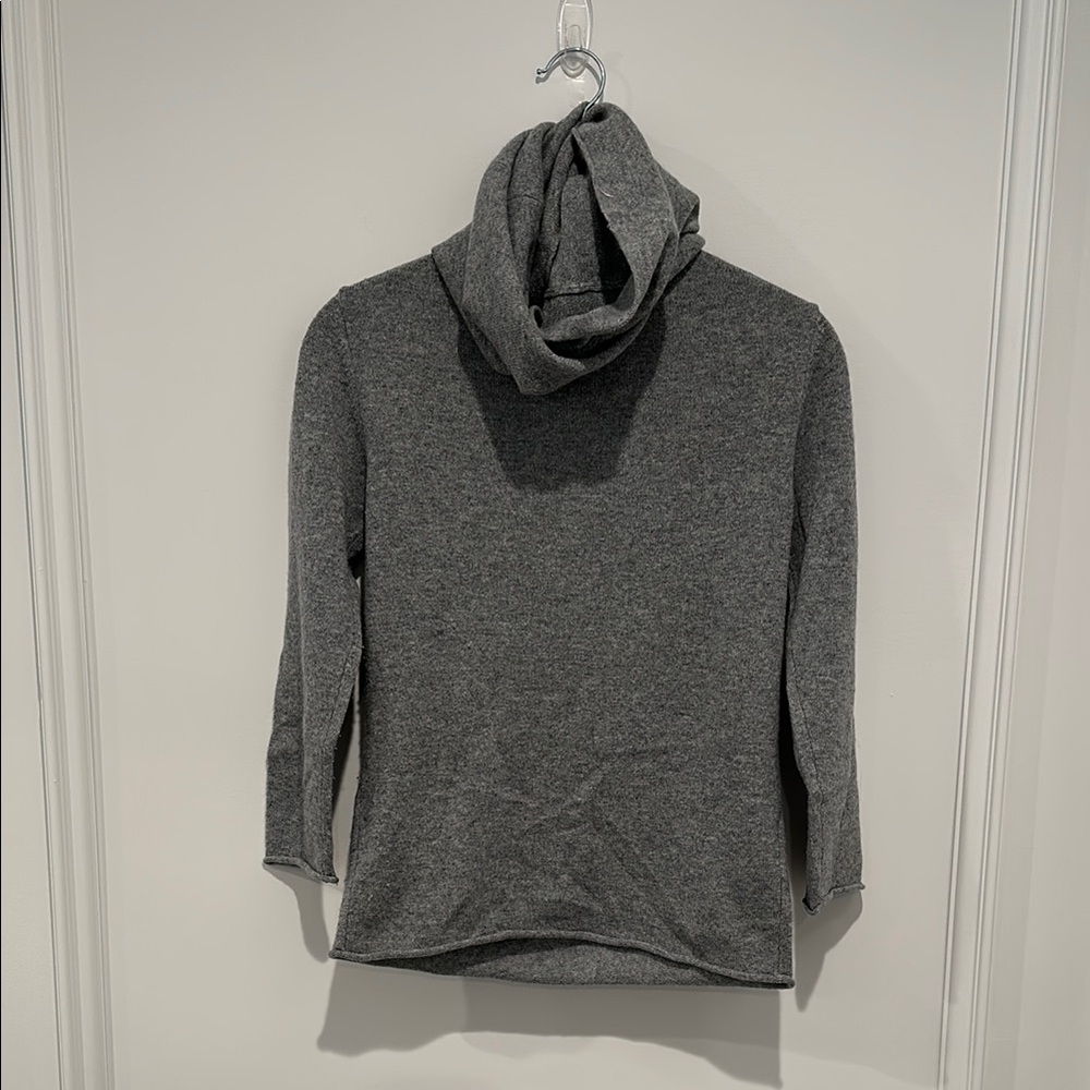 Gray Joseph Cowl Neck Sweater